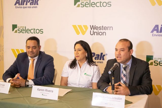 AirPak y Súper Selectos firman acuerdo para ampliar la disponibilidad de los servicios de Western Union en todo El Salvador